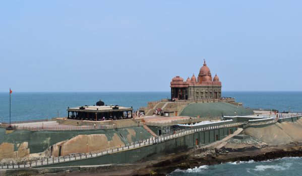 Panoramic view of Vivekananda Rock Memorial