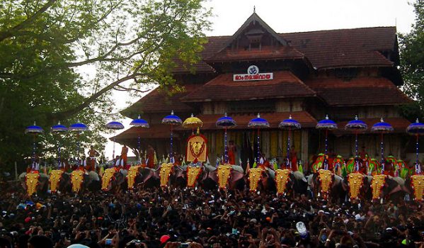 Kudamattom at Thrissur Pooram