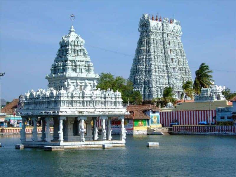 View of Suchindram Temple from outside