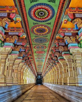 The Great Corridor at Ramanathaswamy Temple
