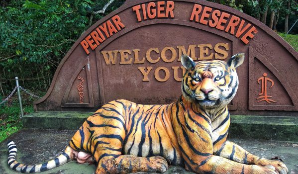 Entry Board of Periyar Tiger Reserve